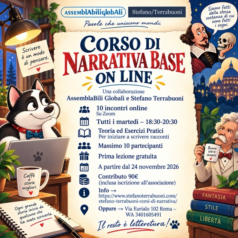 Stefano Terrabuoni Corsi di Narrativa online